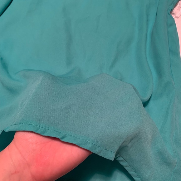 Turquoise Women’s Relaxed Fit Blouse (bin2) - Picture 2 of 6
